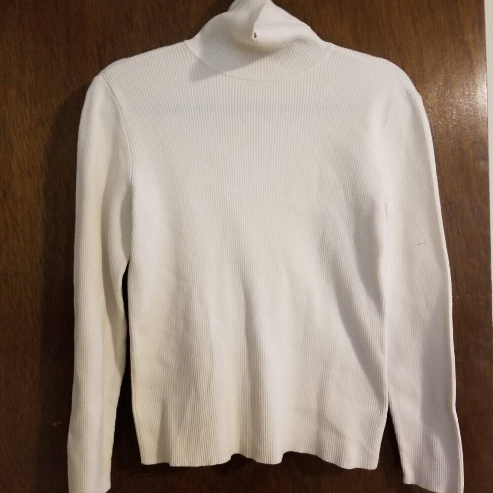 Vintage Off-White Turtleneck